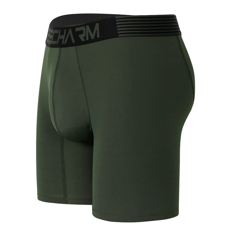4pcs/set Homens Calcinha boxer Shorts para os Homens Cuecas Conjunto Sólido de Cor Sexy Cueca Boxer Macho de Tamanho Grande Soltas em forma de U Design