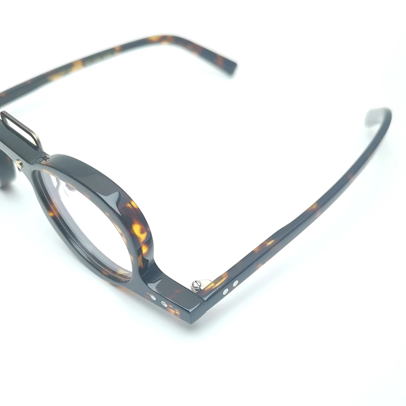 HP20508 Tartaruga Vintage Pequenos Óculos feitos à mão Acetato para o uso do Computador Óculos Unissex 2021 mais novo Óculos de Armação
