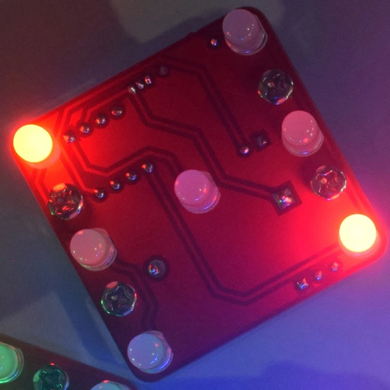 2021 Novo DIY Swing de Tremer o LED de Dados com o Kit de Pequena Vibração do Motor Diy Eletrônico Kits