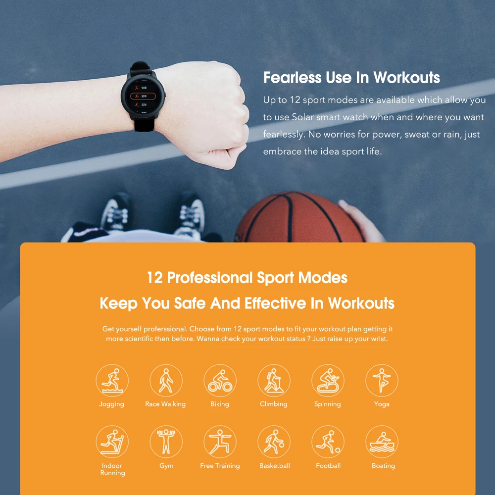 Global RUS KR JPN Versão Haylou Solar Smart Watch LS05 Esporte Metal Heart Rate Monitor de Sono IP68 Impermeável iOS, Android Youpin