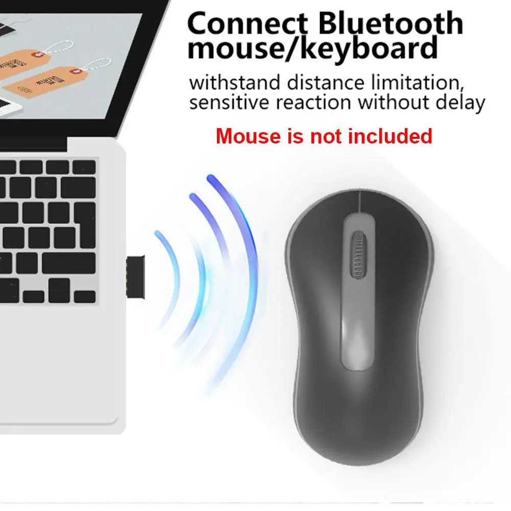 Portátil Mini Bluetooth USB-compatível 5.0 Adaptador Receptor de Áudio para PC Computador Portátil Para o Office Home