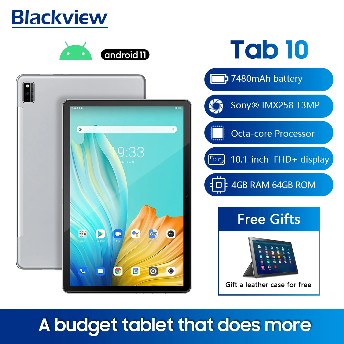 Blackview Guia 10 11 Android Tablet PC, COM 10.1
