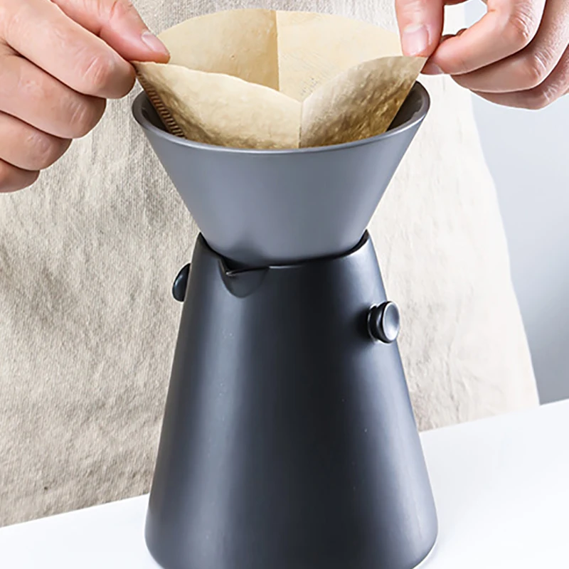 V60 Gotejamento Filtro de Café da Taça de Compartilhamento de Panela feitos à Mão, Cerâmica e Café Conjunto de Panela Família de Café Aparelho Coffeeware