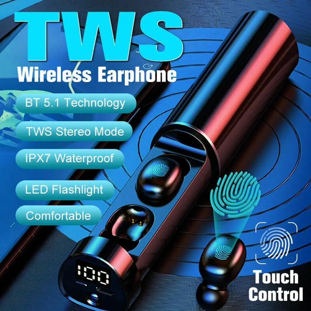 Estéreo de fones de ouvido In-Ear Fones de ouvido com cancelamento de Ruído adequado LED Android Para o IOS lanterna, telefones com tampões de ouvido K3P4