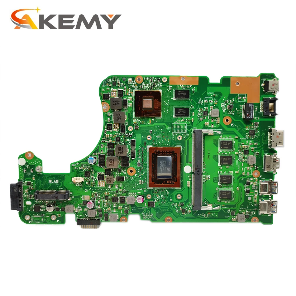 Akemy X555QG Laptop placa-mãe para ASUS X555BP original da placa-mãe 8GB-RAM A9-9420 R5-M420