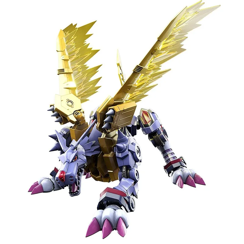 Bandai Digimon Adventure Metal Garurumon (Amplificado) Espíritos Figura A Ascensão De Montagem Padrão Do Modelo De Kit De Brinquedos