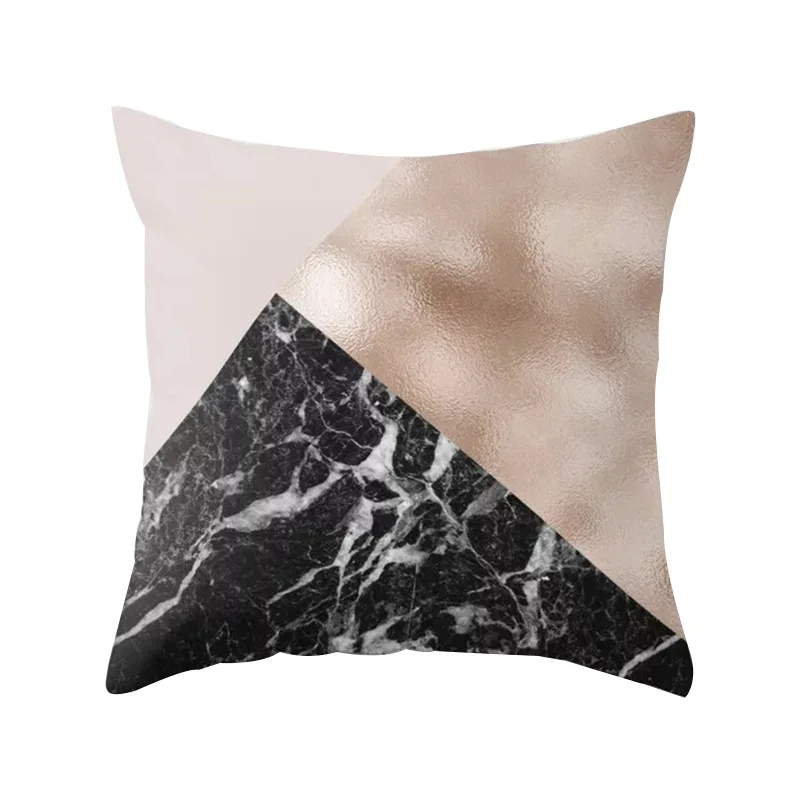 Moderno Geométricas Simples Impressão em Série Fronha Decorativo Almofadas para o Sofá Poliéster Pillowcover Decorativos