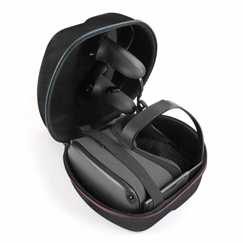 Hard Shell EVA Caso de Armazenamento para o Oculus Quest Quest 2 VR Fone de ouvido Touch Controladores de Viagem, Saco de Transporte, VR Acessório Fone de ouvido