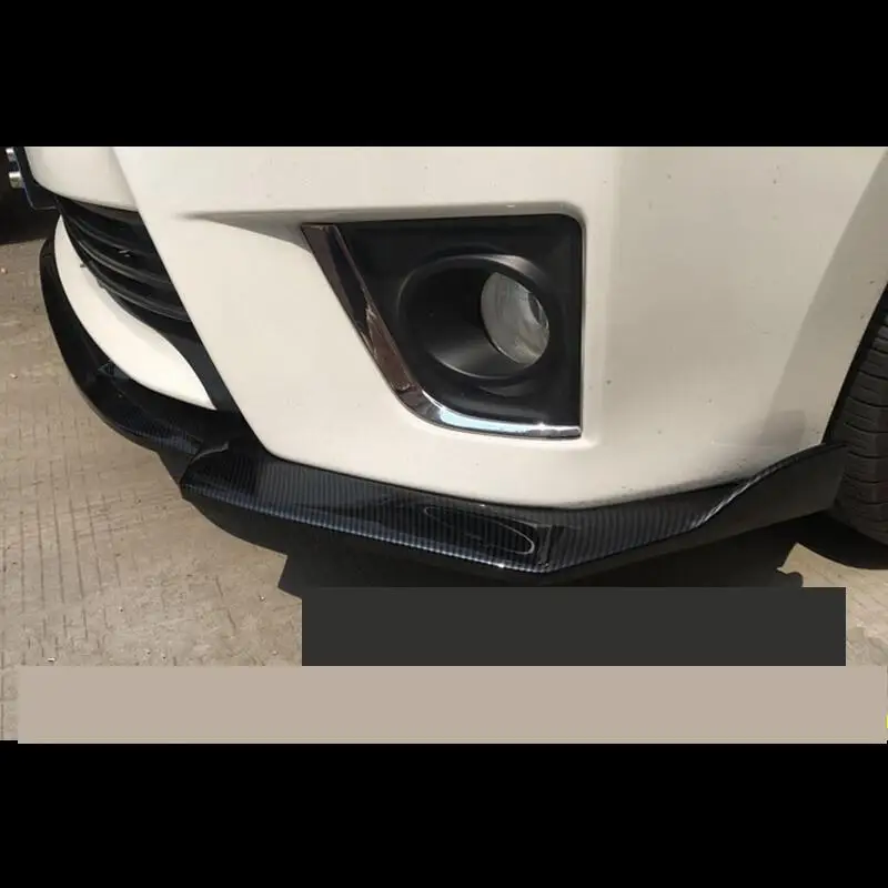 Pára-choque dianteiro Lábio Acessórios Exterior Spoiler Automático do Carro Decoração de Estilo de Moldagem de 2016 2017 2018 PARA Toyota Corolla