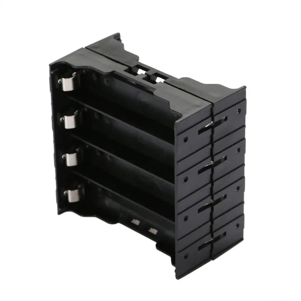 2pcs 18650 bateria caixa de 4 pins2pcs 18650 bateria caixa de 4 pins2pcs 18650 bateria caixa de 4 pinos
