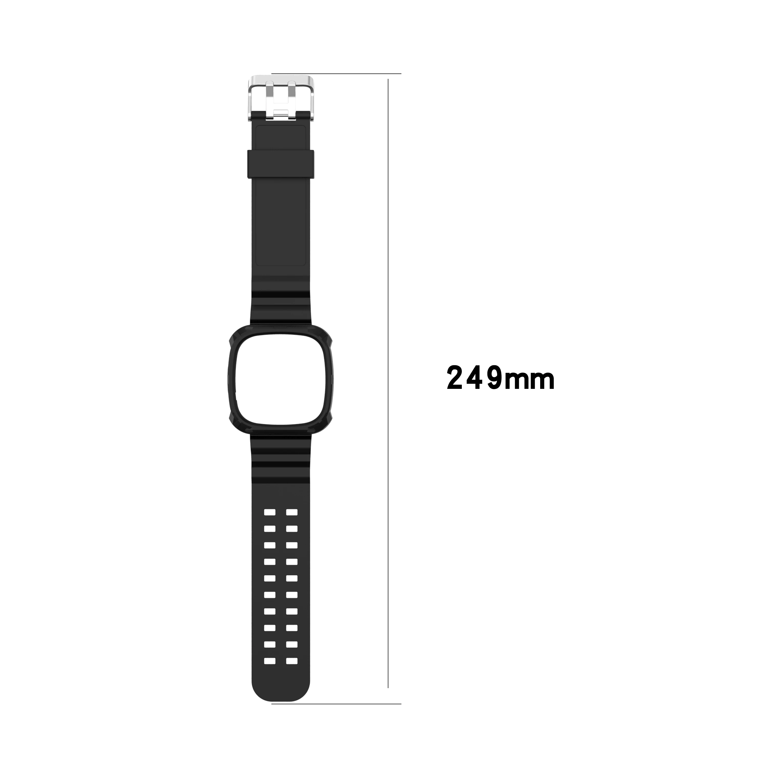 A banda de Silicone Para fitbit sentido Smart correia de Relógio respirável integrado com tudo incluído pulseira para o fitbit versa 3 banda versa3