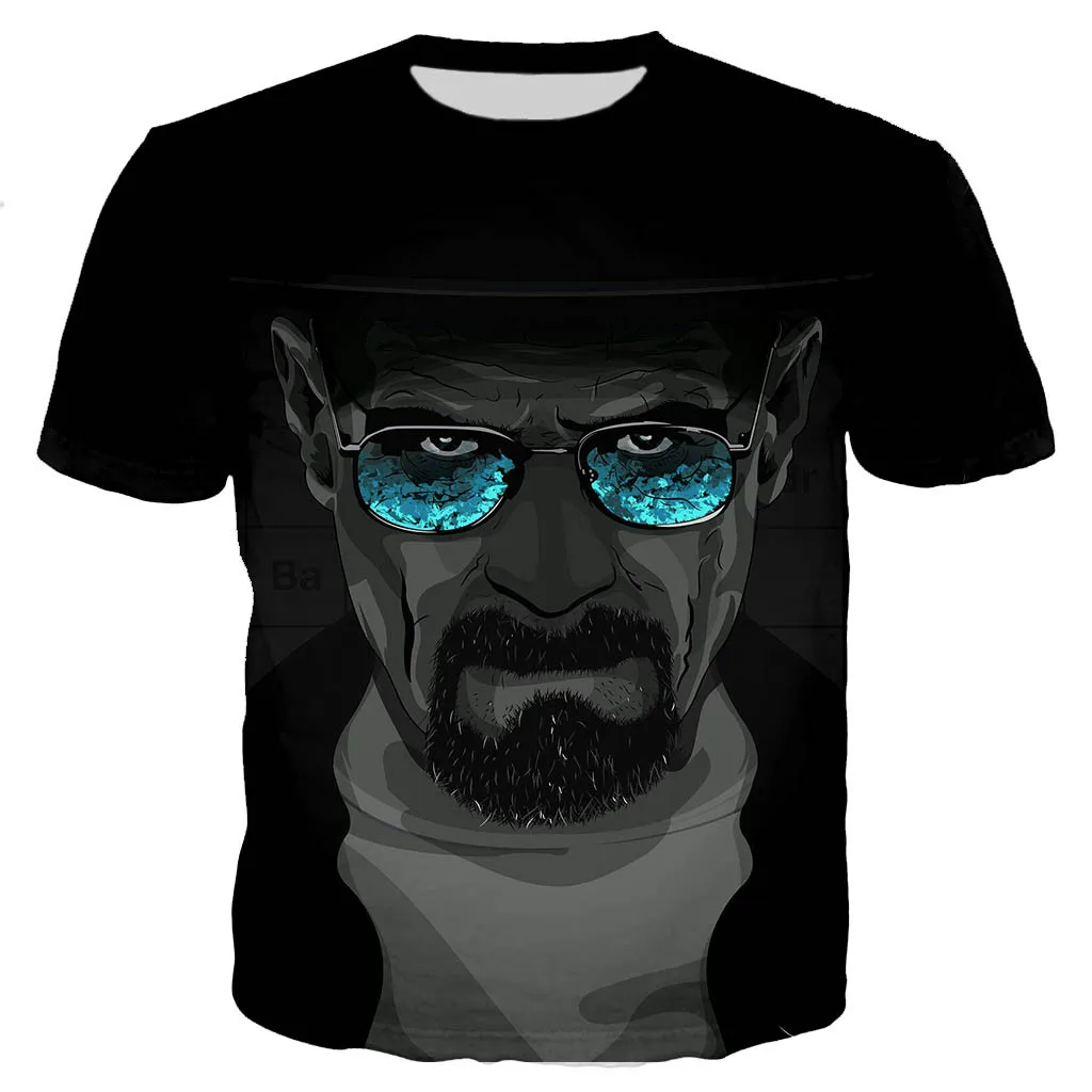 Breaking Bad Homens/mulheres Nova Moda Cool 3D Impresso T-shirts Estilo Casual Tshirt Streetwear Tops Dropshipping