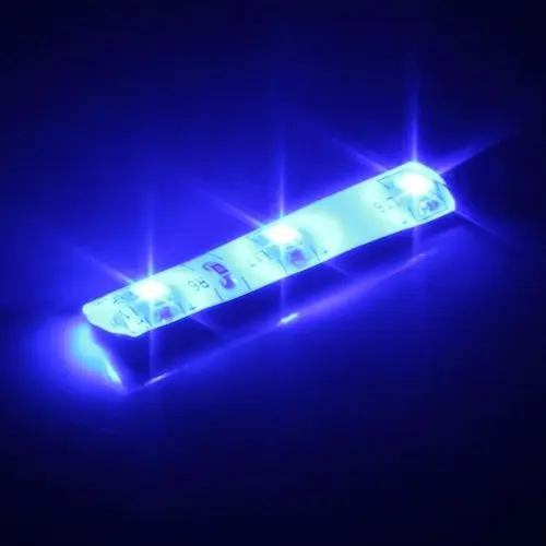 2 X 12V Impermeável Tira lâmpada 3 3528 SMD LEDs Azul