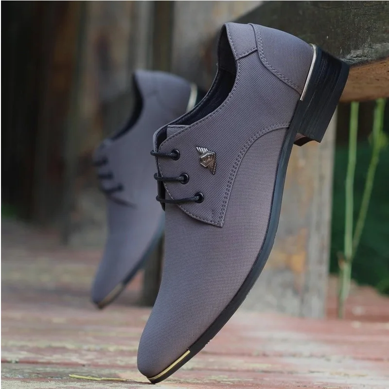 2021 Homens Novos sapatos para homens sapatos de couro Respirável, de Lazer, de Negócios Canvas sapatos sociais de homens zapatos de hombre
