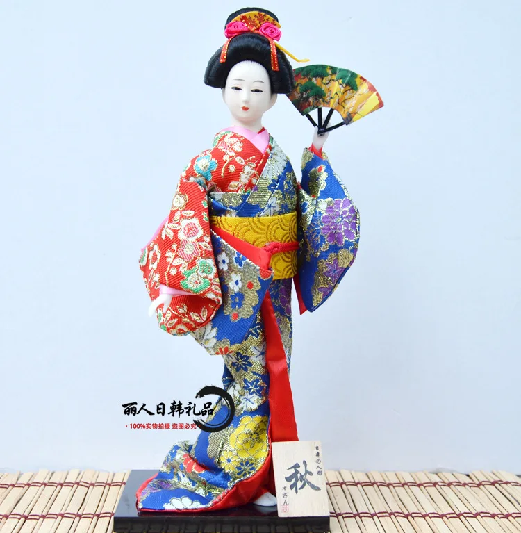 30cm Restaurante de Cozinha Decoração de Gueixa no Japão Estatueta Corpo em forma de Quimono Boneca Estilo Japonês de Decoração de Casa de Presente