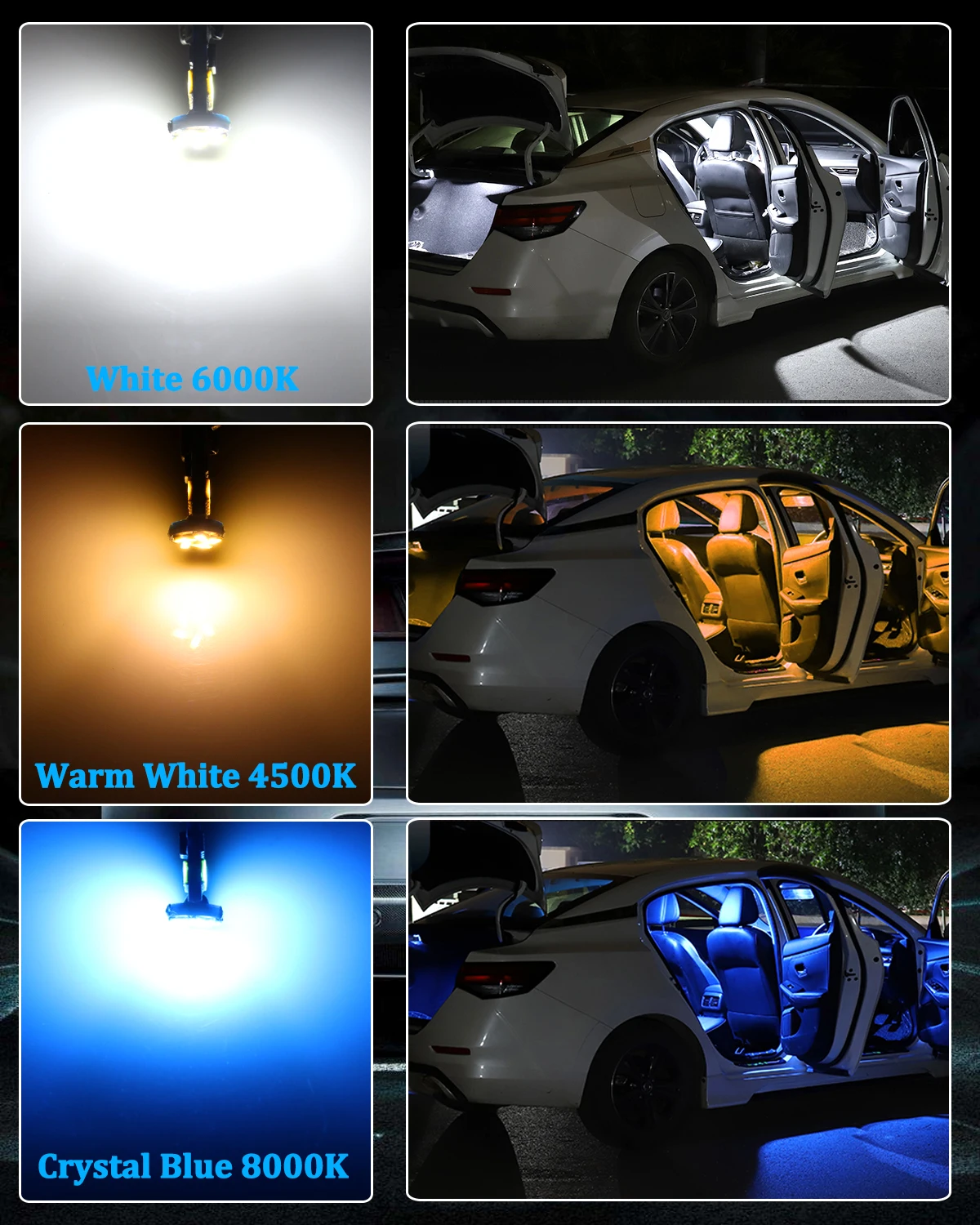 Seker Para BMW Z3 E36 Z4 E85 E86 E89 Z8 E52 Coupe, Roadster Canbus Interior do DIODO emissor de Luz de Abóbada do Mapa Tronco da Placa de Licença Livre de Erro de Lâmpada