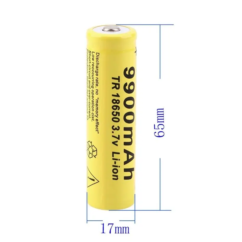 3,7 V 9900mah 18650 bateria GTF 18650 Bateria do li-íon da Bateria 9900mAh 3.7 V Bateria Recarregável