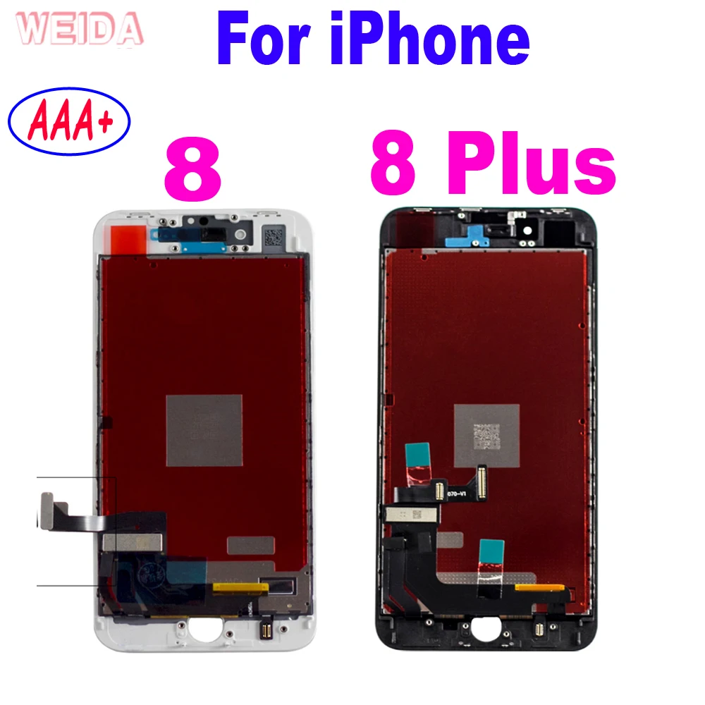 AAA+ LCD Para Apple iPhone 8 LCD iPhone 8 Plus 8P Tela LCD Touch screen Digitalizador Assembly Para o iPhone 8 Plus LCD de Substituição