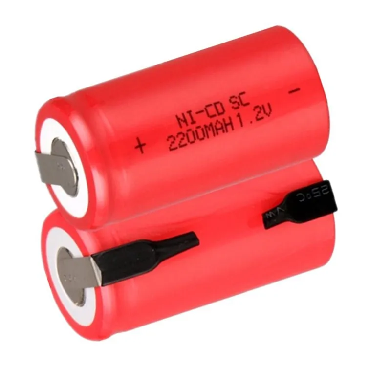 SORAVESS Menor preço 2-10 PCS SC pilhas de 1,2 v pilhas recarregável 2200mAh bateria de nicd para as ferramentas de poder akkumulator