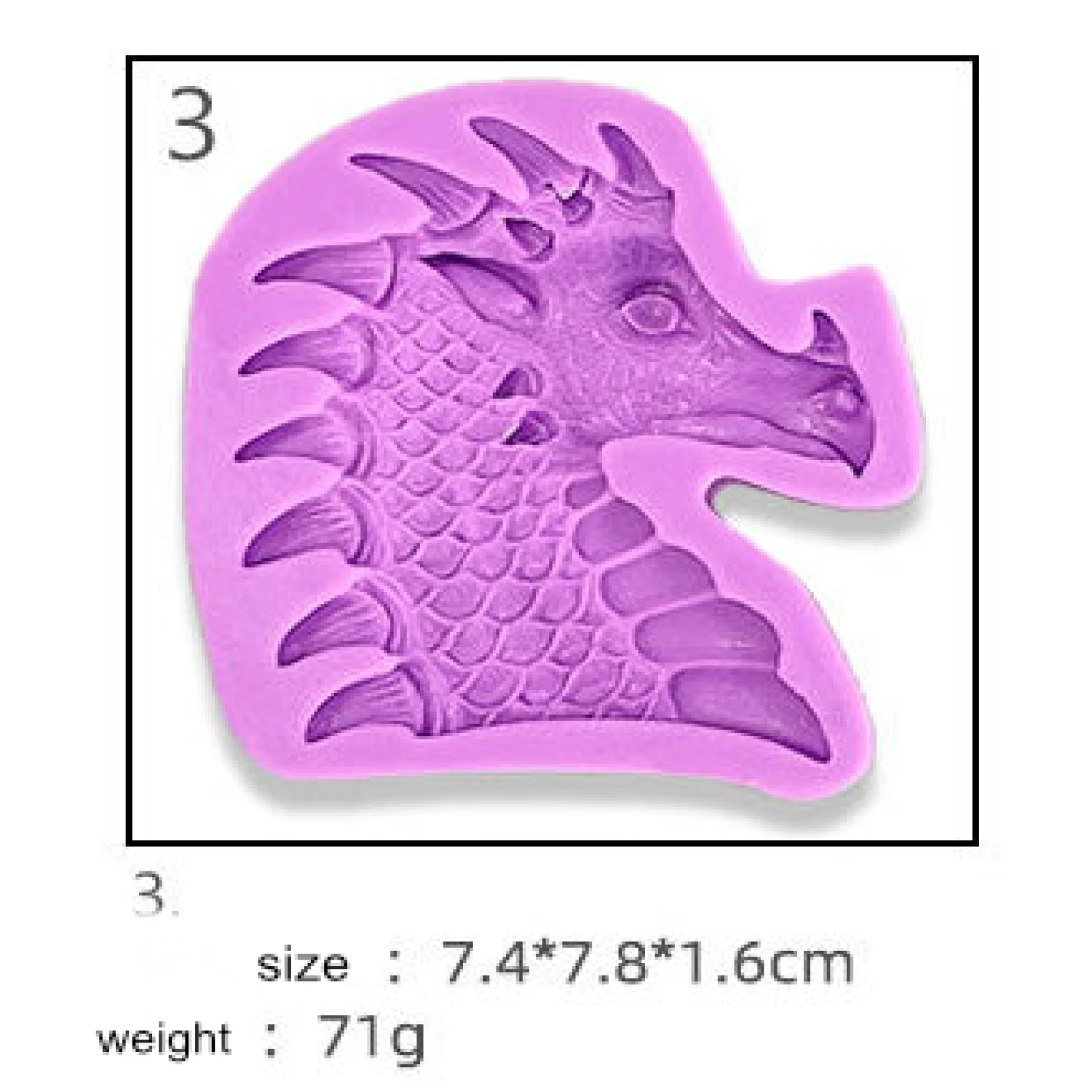 3 estilos de desenhos animados dragão voador DIY Resina de Barro Sabão Molde Molde de Silicone Sugarcraft Moldes de Chocolate Fondant de Decoração do Bolo de Ferramentas