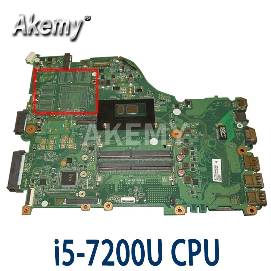 Para Acer Aspire E5-575 Laptop placa-Mãe Com I5-7200U CPU NBGD311006 DAZAAMB16E0 REV:E DDR4