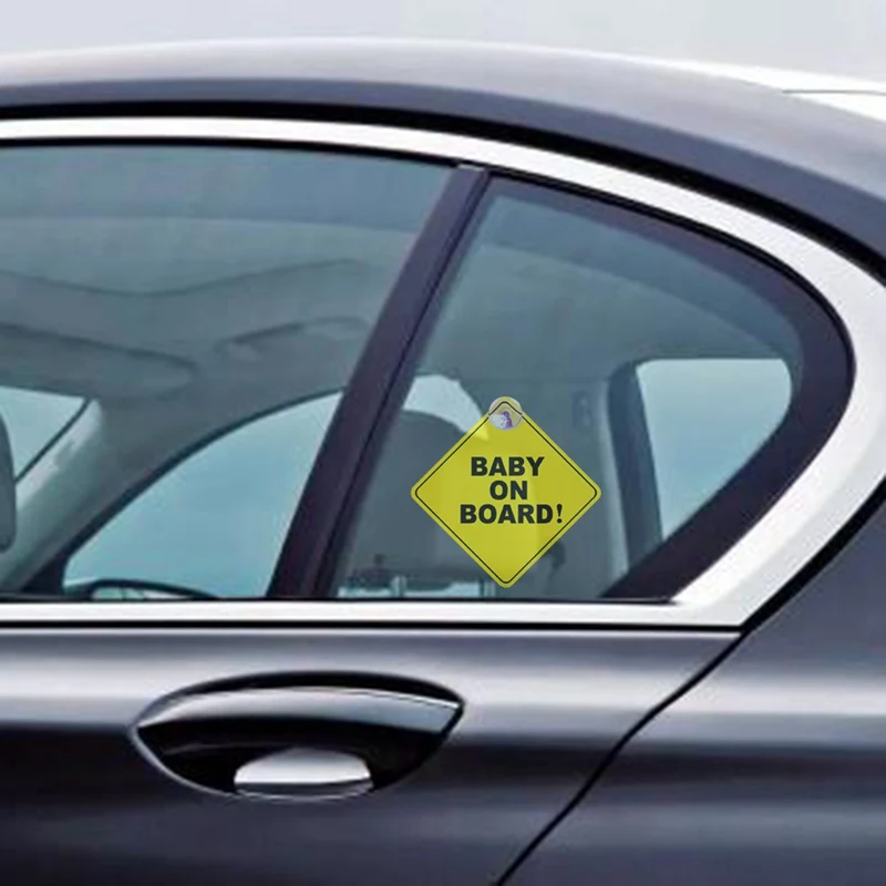 Adesivo de carro Bebê a BORDO de Aviso Sinal de Segurança Etiquetas de Vinil Decalque Estilo Carro para o Corpo Porta Etiqueta da Janela