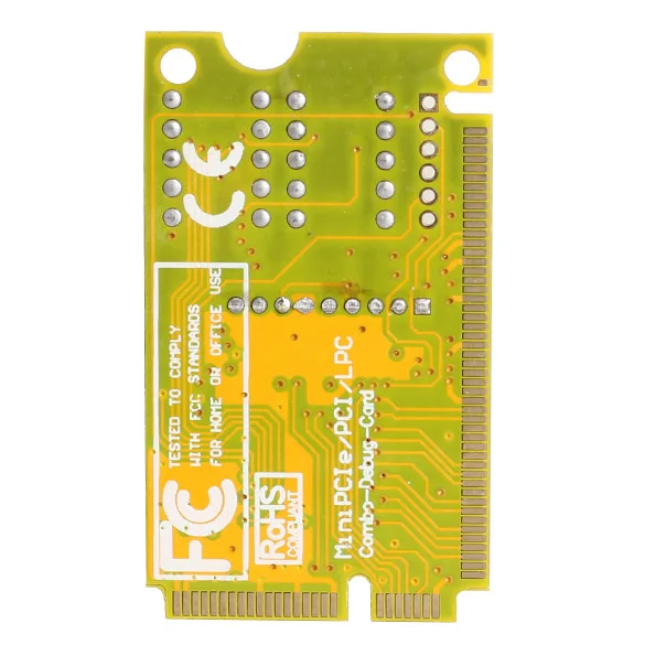 3-Em-1 Mini PCI/PCI-E LPC PC Analyzer Testador Caderno de Combinação de Depuração Cartão Usa 4 Camadas do PWB de Design