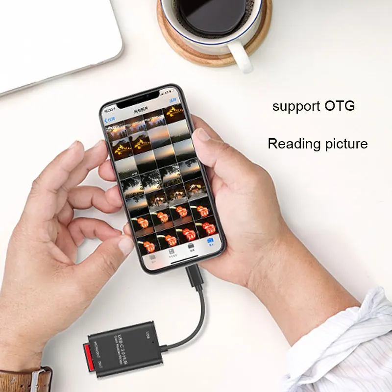 Mosible HUB USB C Tipo C 3.1 Multi Divisor de Adaptador OTG Telefone TF Leitor de Cartão SD para a Samsung, Lenovo Xiaomi Macbook Pro/Air USB-C