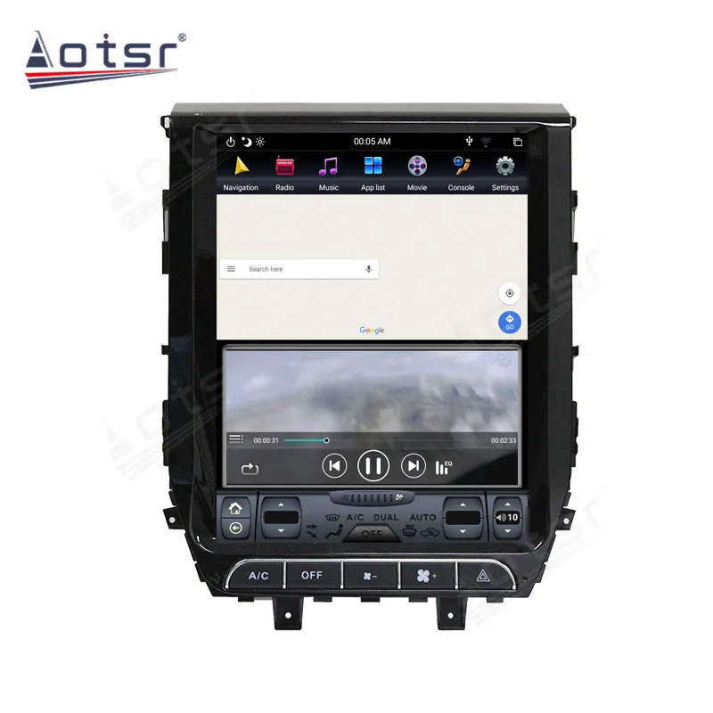 Para Toyota Land Cruiser LC200 2016 - 2019 Android Rádio Multimédia Carro Gravador Estéreo Leitor de Tesla em seu GPS Navi Unidade de Cabeça