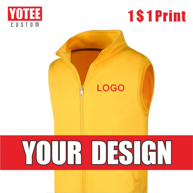 YOTEE2021men Colete Canadá Colete de Logotipo Personalizado Grupo de Bordados Pessoais de Moda de Alta costura de Todos-jogo de DIY