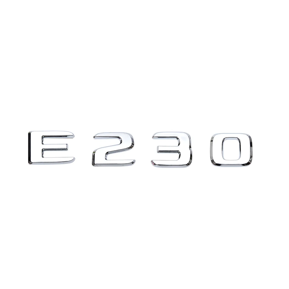 Tronco Traseira Emblema Emblema Cromado Letras E 230 E 250 para W211 W212 E-CLASS E230 E250