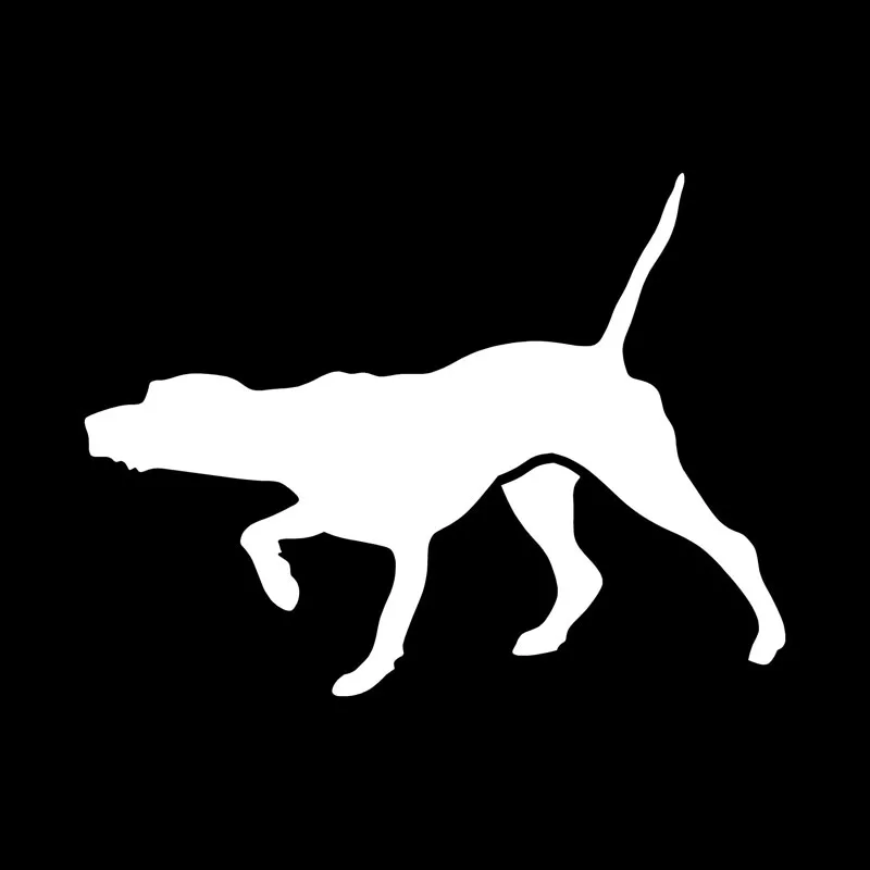 Ponteiro Cão de Vinil Decalque Engraçado Carro Adesivos Carro Moto Estilo de Decoração Preto/Prata 13*10CM