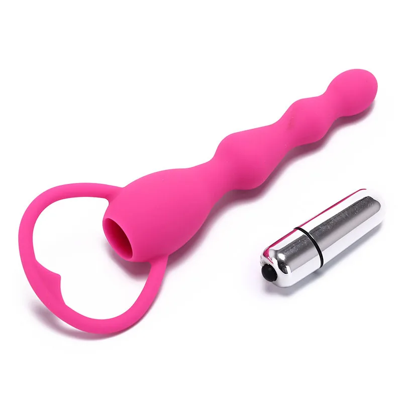 Novos Produtos para Adultos Vibrador Anal, Sexo Longa Anal Plugues Frisado Brinquedos Eróticos Adultos de Produtos para Mulheres e Homens