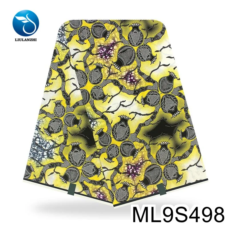 LIULANZHI de cera de ancara tecido de algodão nigeriano cera estilo imprime tissu africana cera ML9S488-507