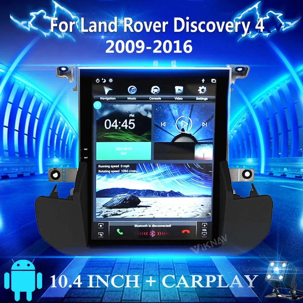 Carro auto-rádio multimédia estéreo leitor Para Land Rover Discovery 4 Car 2009 2010 2011 2012 2013 2016 GPS de Navegação
