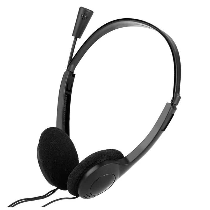 Com fio de 3,5 mm Fones de ouvido Com Microfone Headset para Jogos de Computador, Computador Portátil Fone de ouvido Para PC, PS4 Xbox, Um Telefone Celular