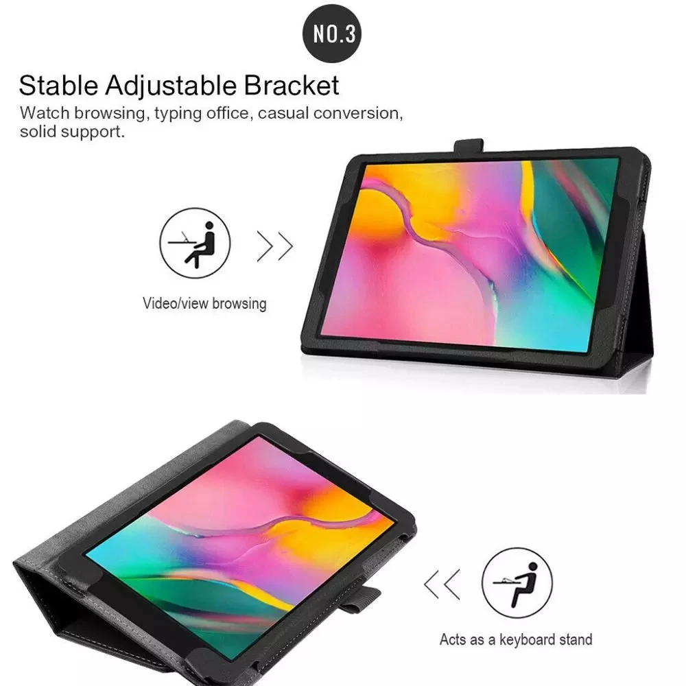 Smart Case Para Huawei Matepad T10S 2020 Tablet tampa Flip Stand Couro do plutônio Para o Huawei Matepad T10 S AGS3-L09/W09 capa Protetor