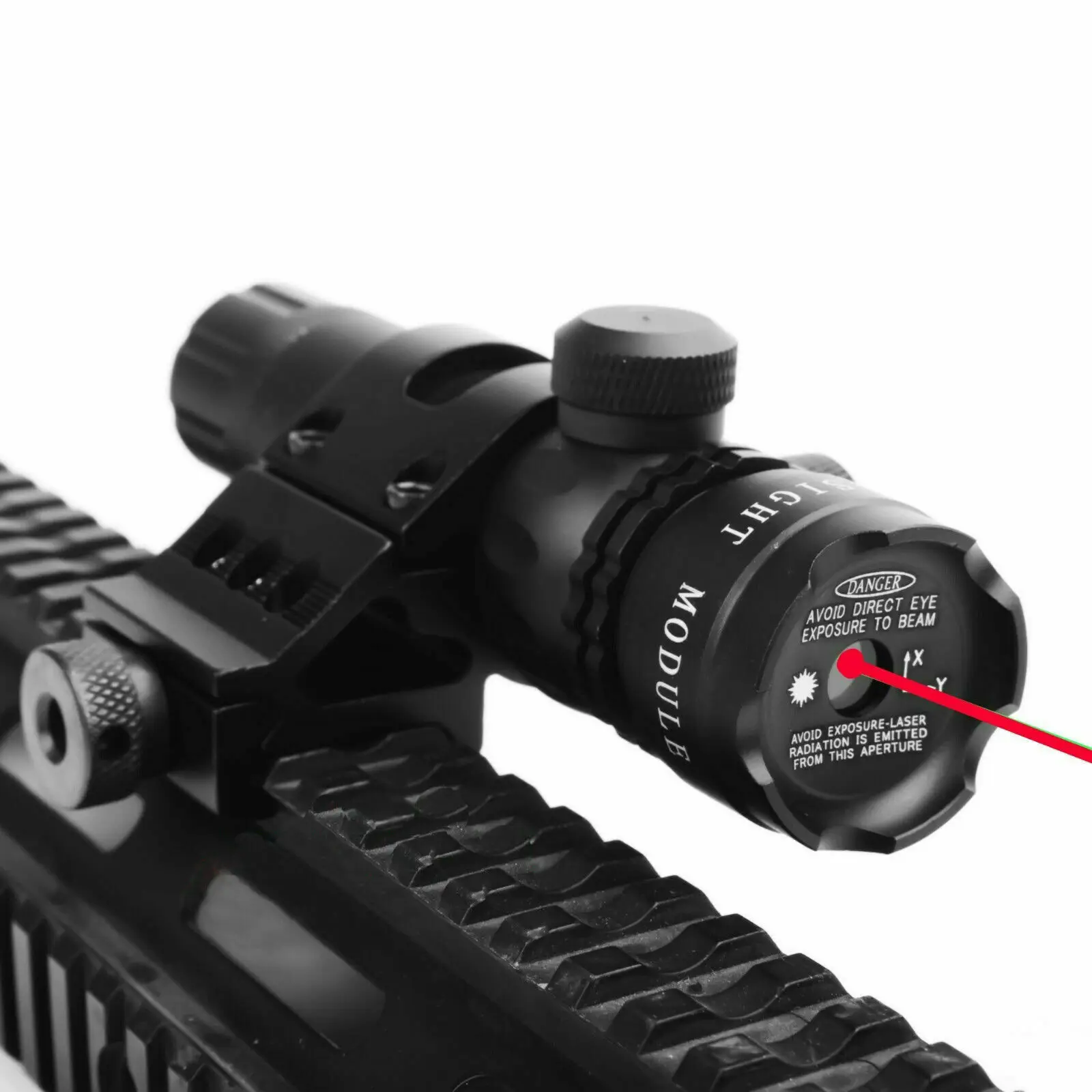 NOS 45 Grau de Deslocamento QD 25,4 Anel Rifle Lanterna Suporte Clip de Montagem Terno para 20mm de Montagem Picatinny Rail Caça