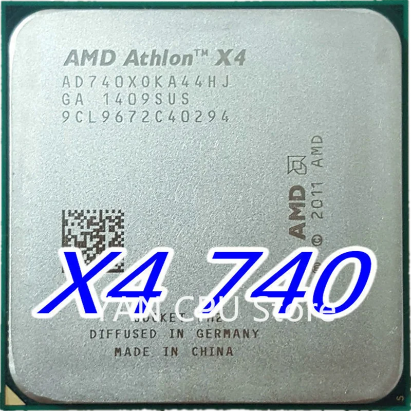 Frete grátis AMD Athlon X4 740 3,2 G de 65W CPU Quad-Core Processador AD740XOKA44HJ Socket FM2