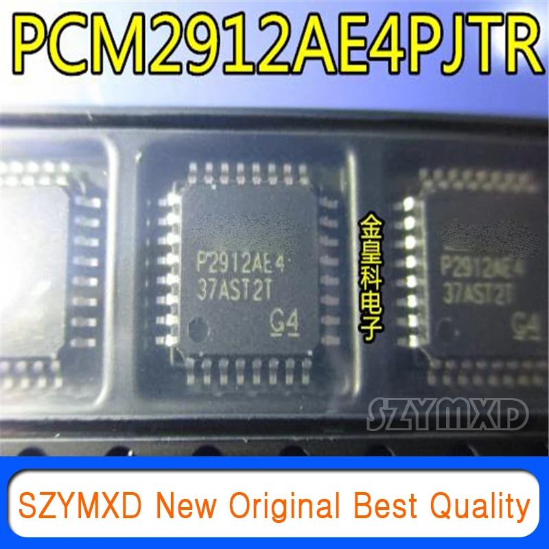 5Pcs/Monte Novo Original P2912AE4 PCM2912A PCM2912AE4PJTR TQFP-32 sistema de Áudio Com USB, Conversor Chip Em Stock
