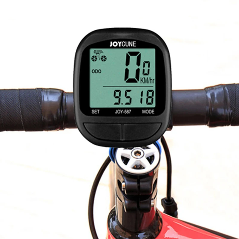 Impermeável Computador de Bicicleta Com indicação Digital do LCD de Bicicleta Hodômetro Velocímetro de Bicicleta com Fio Cronómetro Acessórios de Equitação