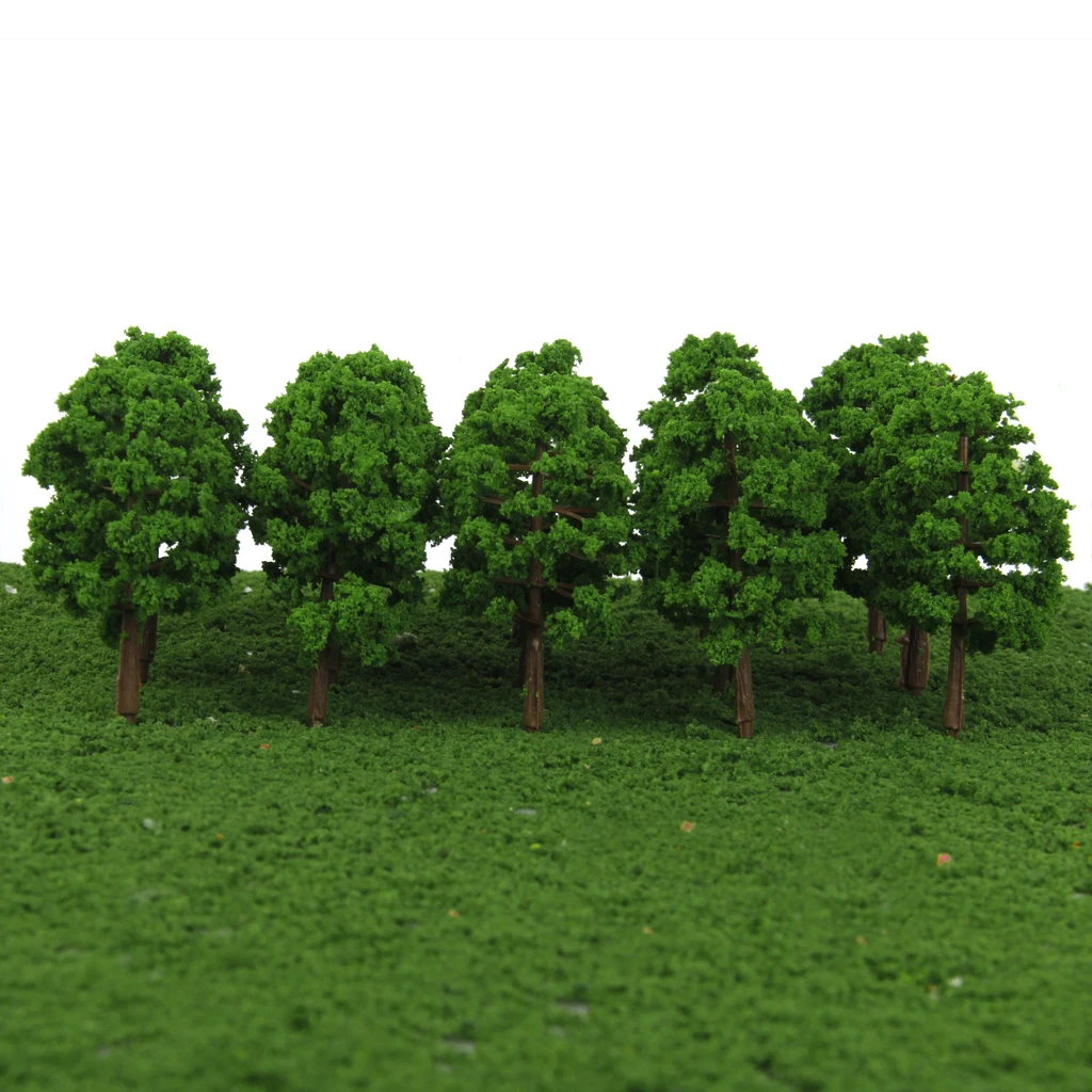 120 Peças Modelo de Arquitetura de 1/150 Árvores de Trem DIY Parque Artesanal Mini