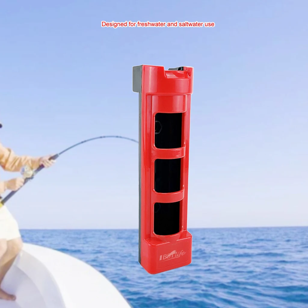 4PCS de Plástico ABS Vara de Pesca da Pole Caixa de Pesca de Vara de Pesca de Suporte Durável Tubo Suporte de Montagem de Tomada de Rack Acessórios do Barco