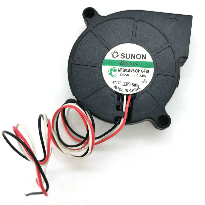 Para Sunon MF50150V3-C01A-F99 5015 5V 0.54 W Ventilador de Ventoinha de Arrefecimento Hzdo 50*15MM