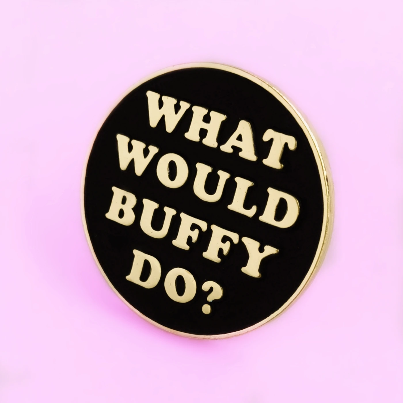 Buffy O Vampiro Slayers Esmalte Duro Pin Feminismo Super-Herói Broche Girl Power Chapéu De Lapela Mochila Pin Acessórios Originais De Presente
