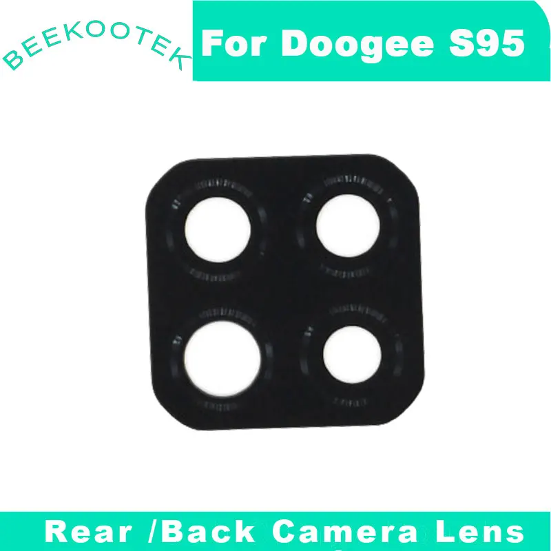 Novo Original Doogee S95 de volta lente traseira da câmera tampa de vidro Para doogee S95 Telefone Móvel