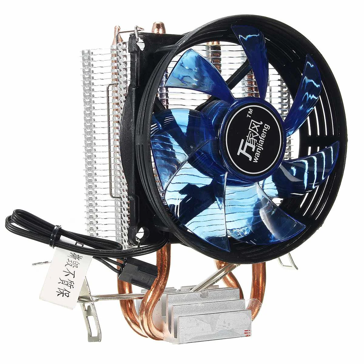 Cobre quente Ventilador de Refrigeração do Núcleo do DIODO emissor de Cooler (Ventoinha de Arrefecimento Silencioso Fan Cooler com Dissipador para processadores Intel Soquete LGA1156/1155/775 AMD AM3