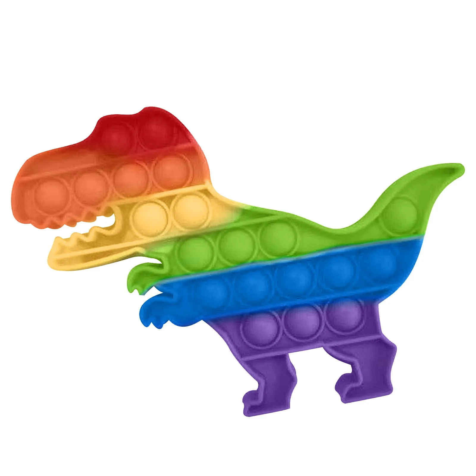 Empurre-a Bolha Fidget Stress Brinquedos de Adultos, Crianças Dinossauro Fidget Sensorial Brinquedo Autismo Necessidades Especiais Apaziguador do Stress
