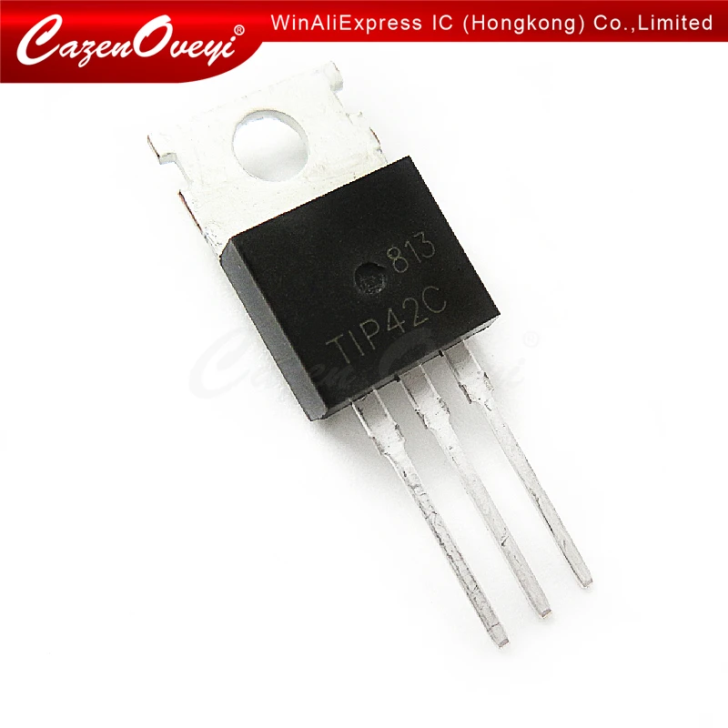 10pcs/lot TIP42 TIP42C A-220 transistor PNP transistor Darlington 6A / 100V novo original Em Estoque