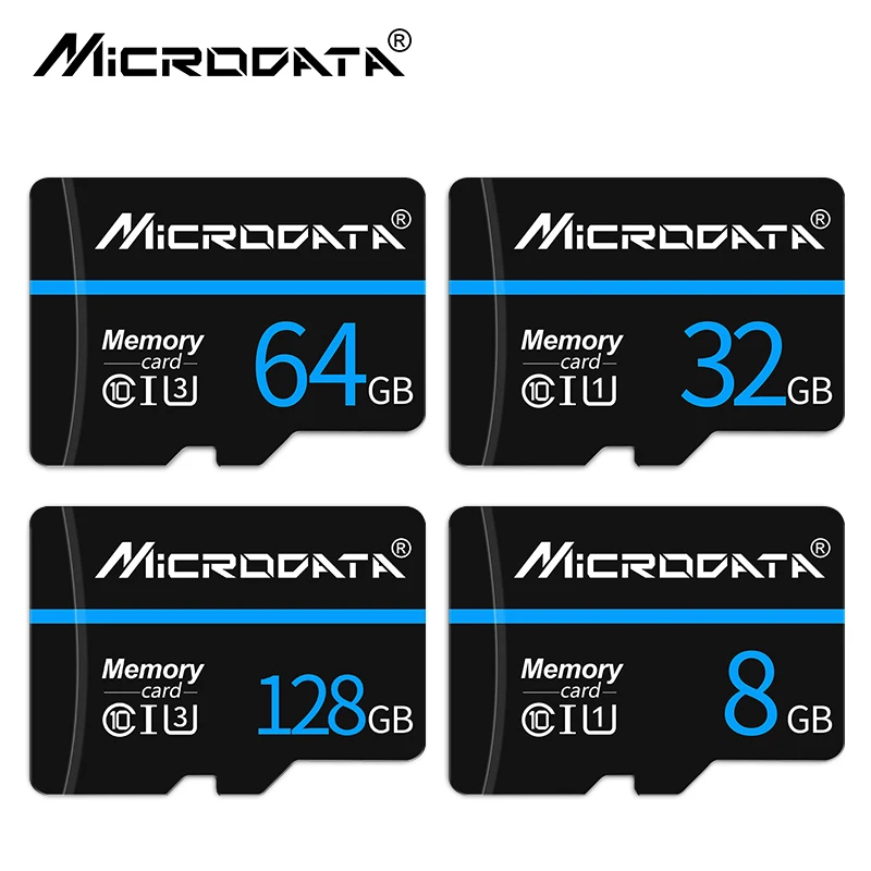 Preto de alta qualidade cartão de memória de 8GB 16GB 32GB cartão micro sd de 64 GB, 128 GB tarjeta microsd 32gb mini TF cartão de 4GB com adaptador Grátis